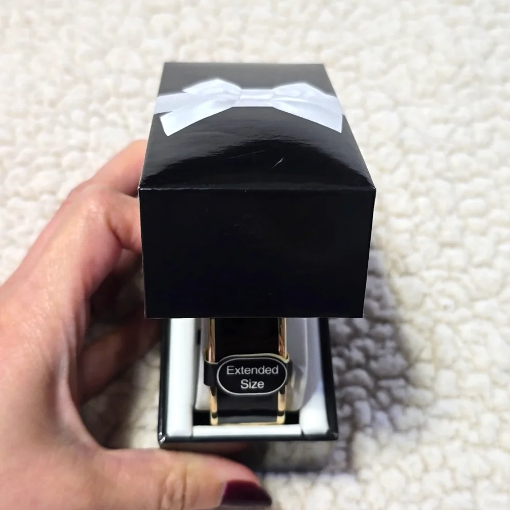 Embassy by Gruen Black and Gold Wearable Watch